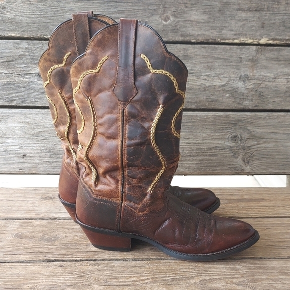 Laredo Men\'s Leather Western Boots